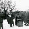 Přísaha III. praporu 1. čs. střeleckého pluku na prapor v Treskyni v únoru 1917. Útvar se stal základem nového 3. čs. střeleckého pluku